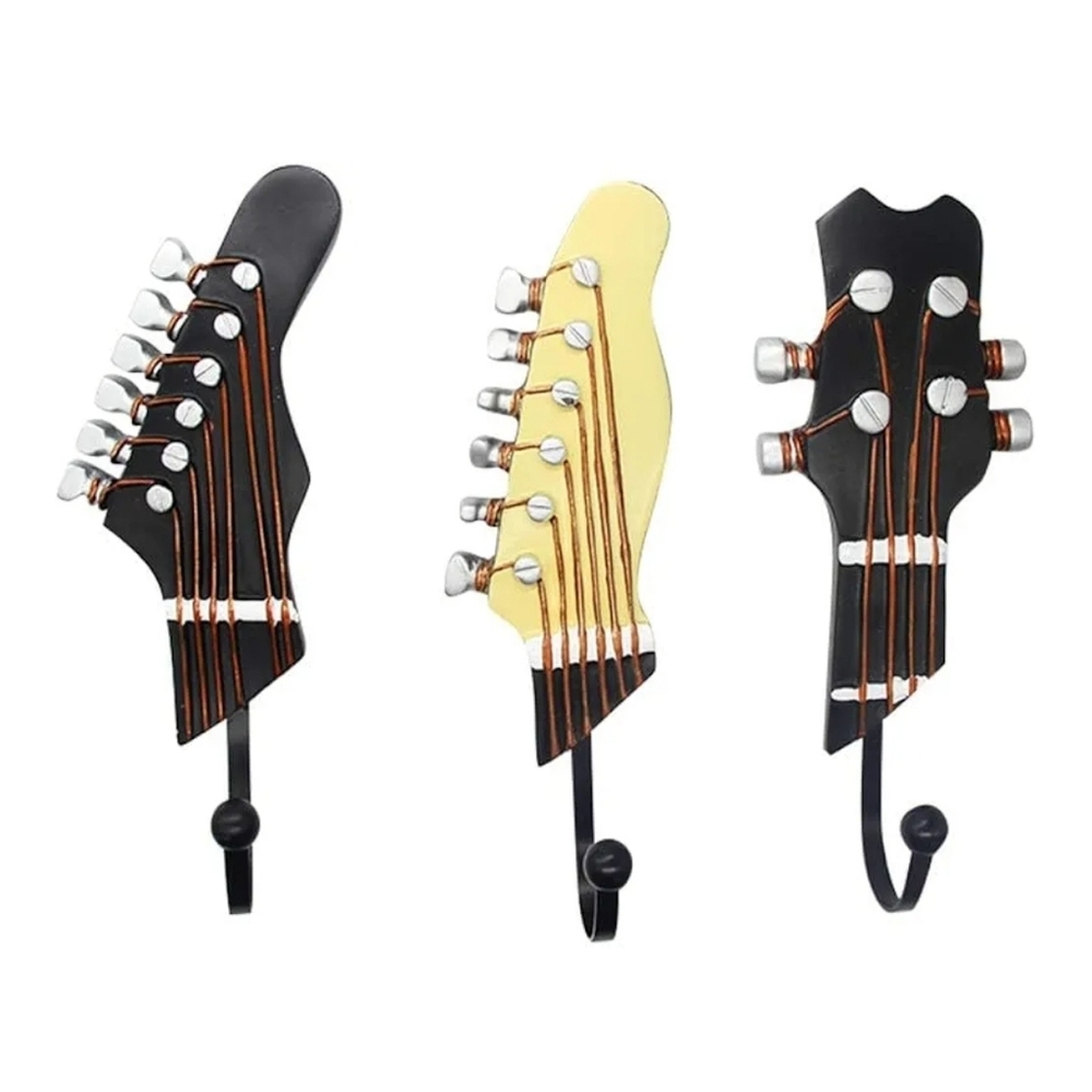 Guitar Head Wall Hooks Set